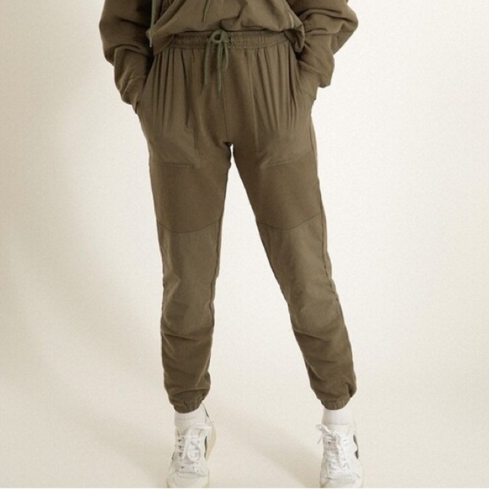 NWT💚Thakoon Paneled Sweatpants S Olive